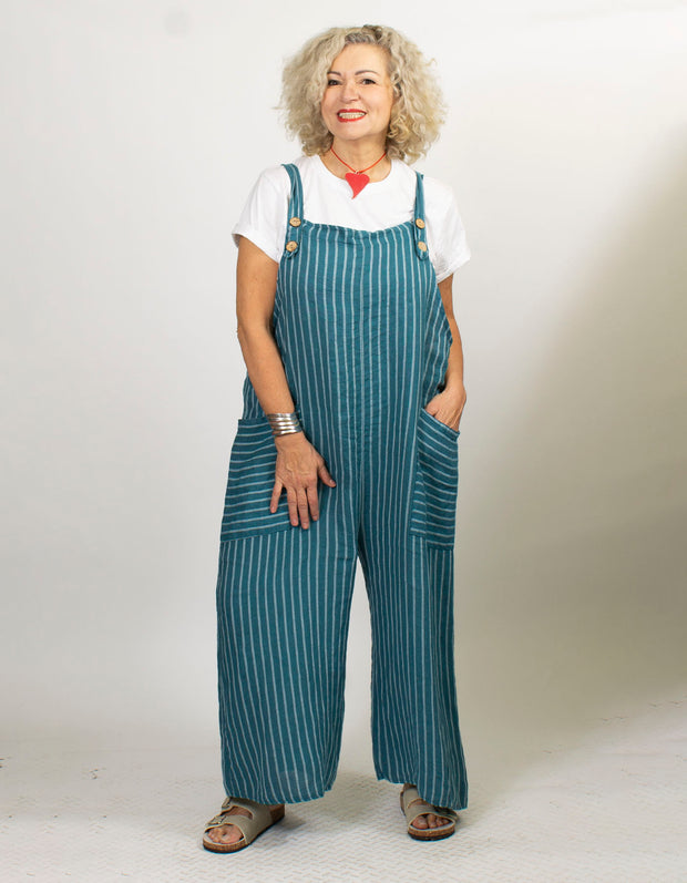 Cosima Linen Overalls