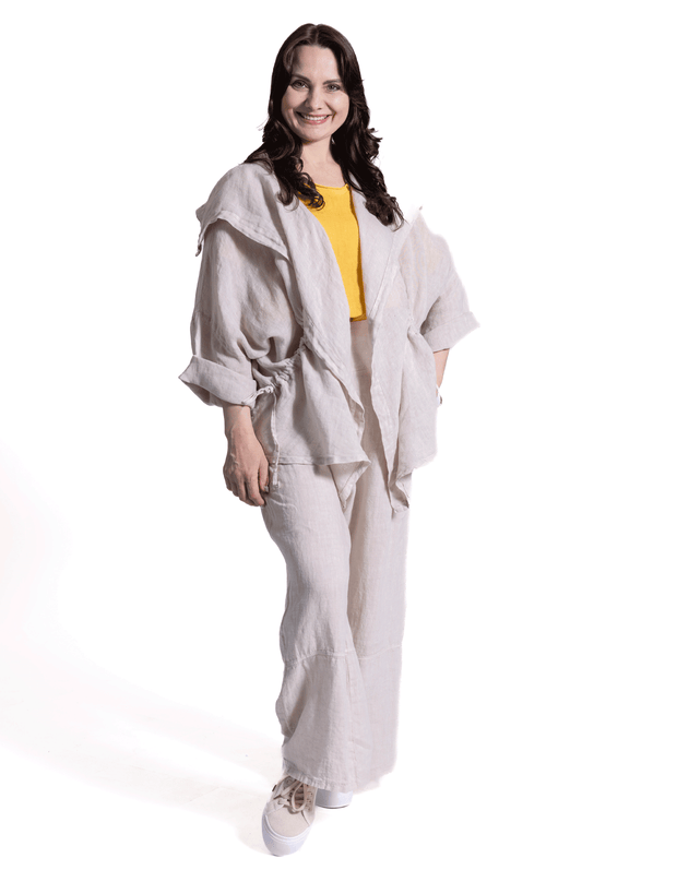 Rosalia Linen Cardigan