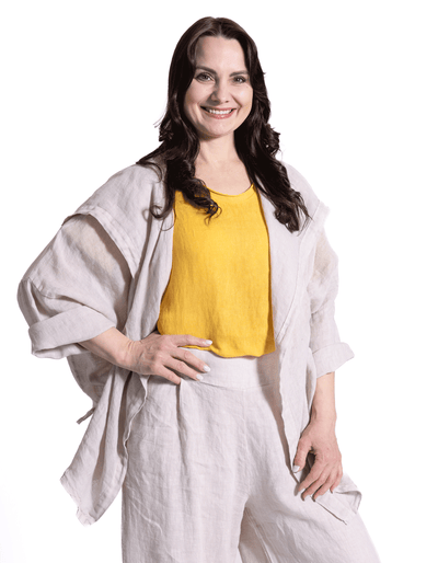 Rosalia Linen Cardigan
