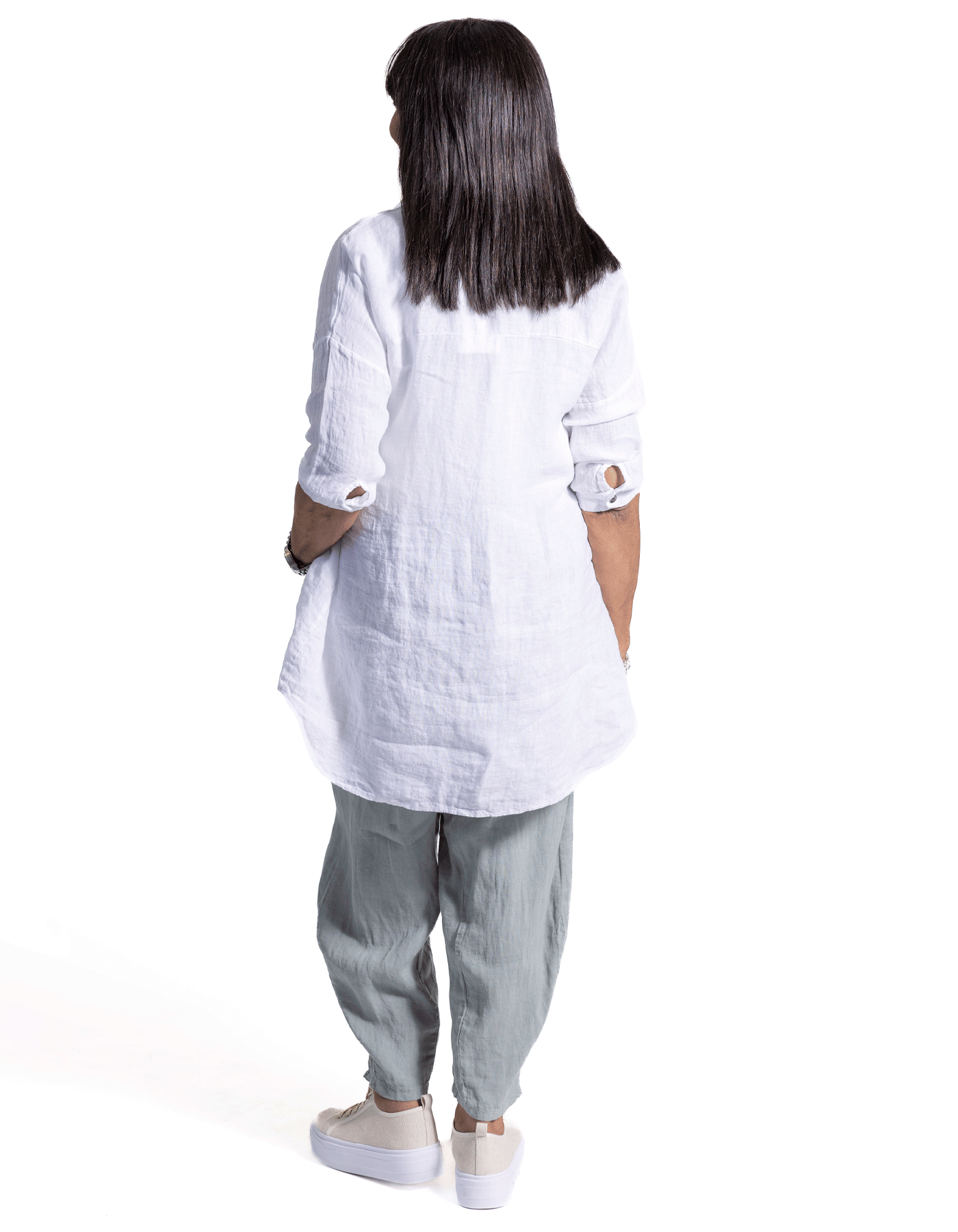 Carlina Linen Top