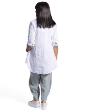 Carlina Linen Top