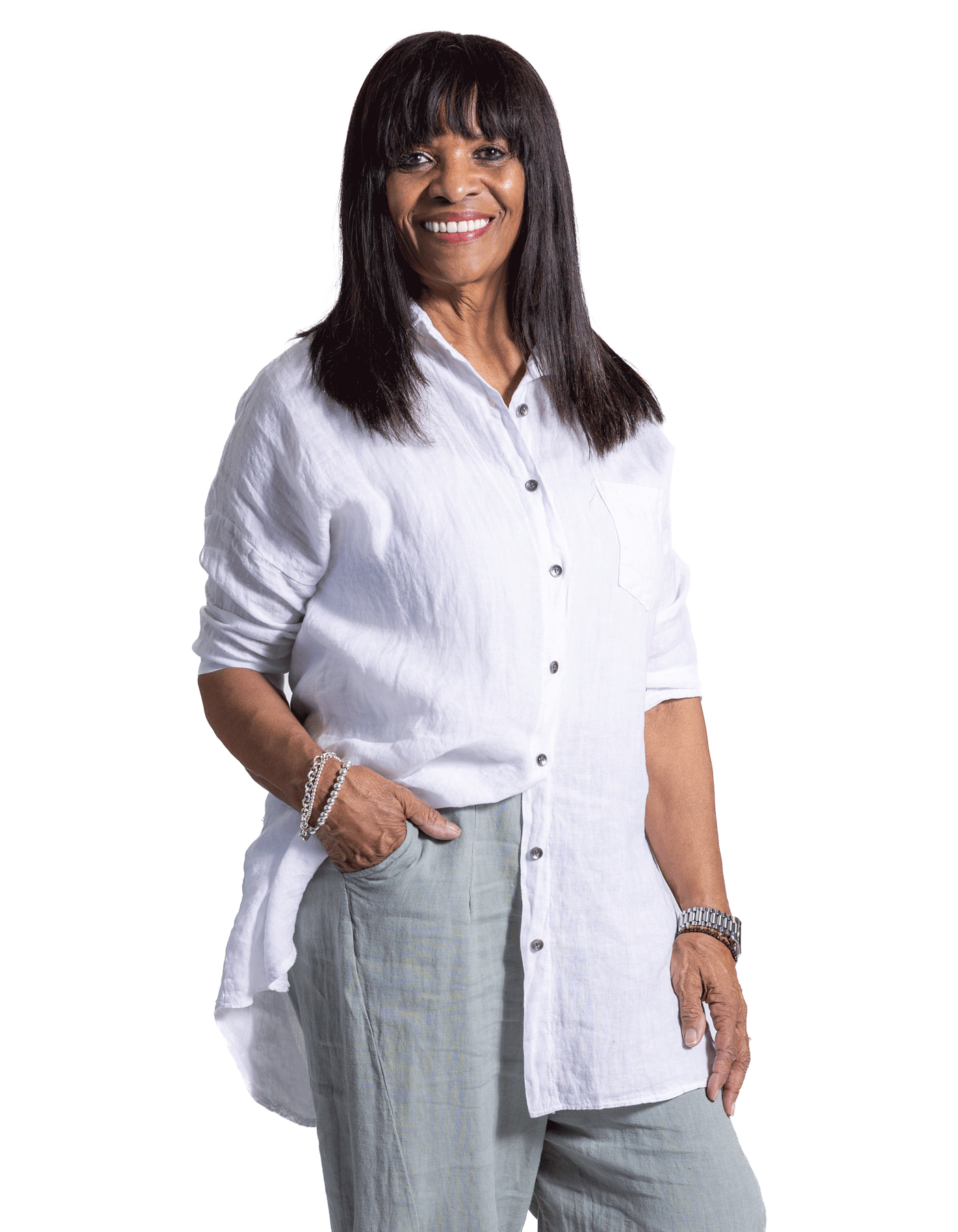 Carlina Linen Top
