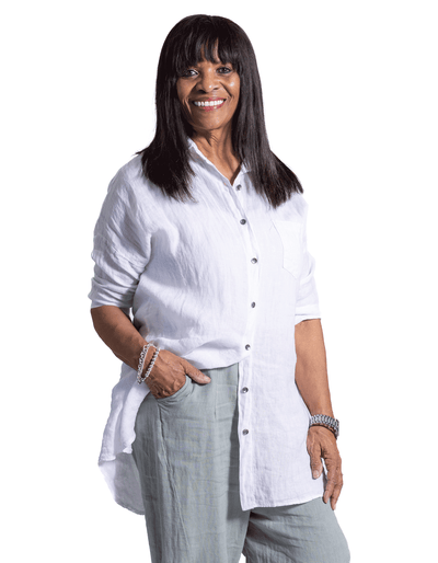 Carlina Linen Top