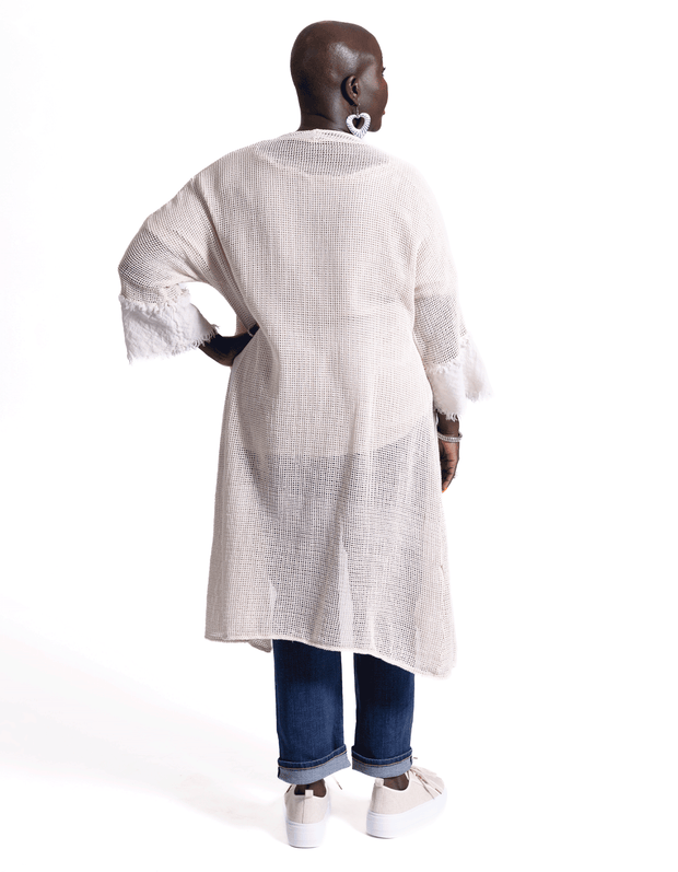 Matilde Long Cotton Cardigan