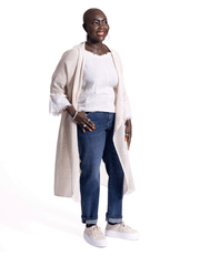 Matilde Long Cotton Cardigan