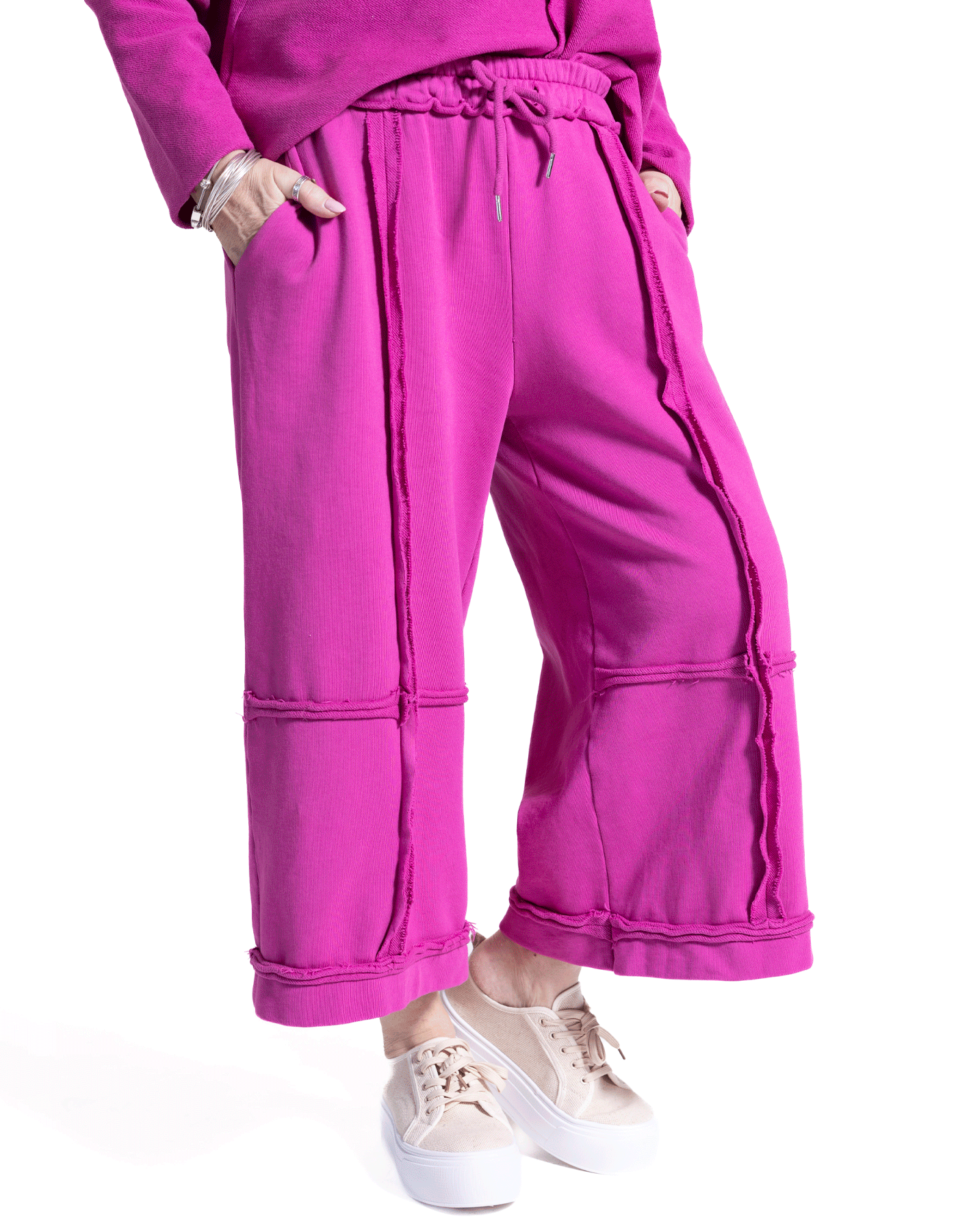 On-the-Go Wide Leg Bottoms