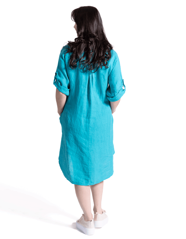 Curva Linen Dress