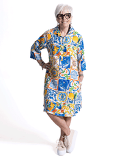 Curva Linen Dress