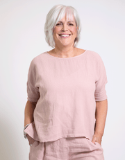 Alessia Linen Blend Top