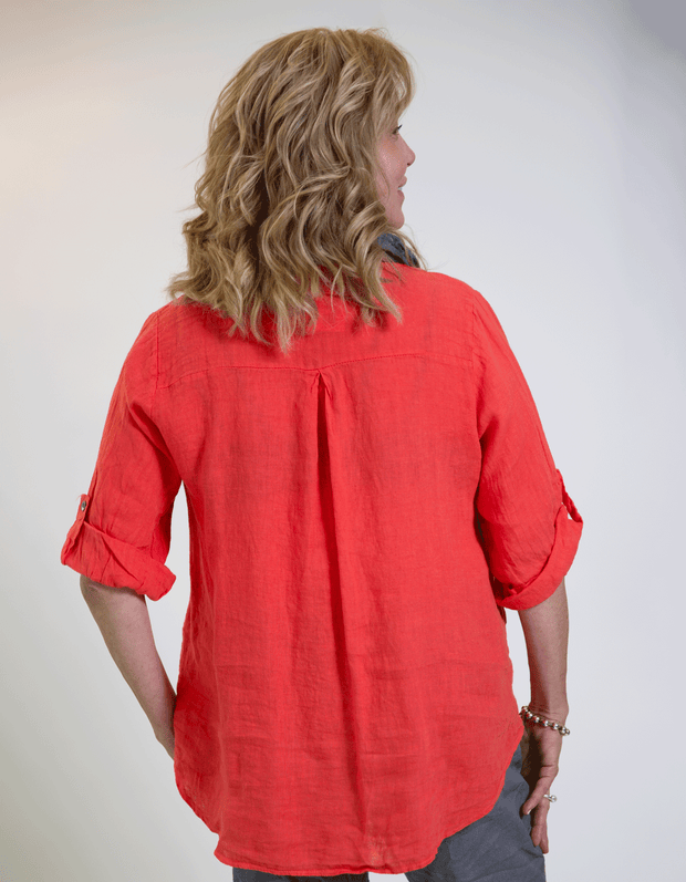 Elara Linen Top