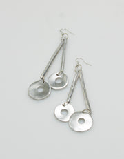 Recycled Aluminum Abstract Earrings