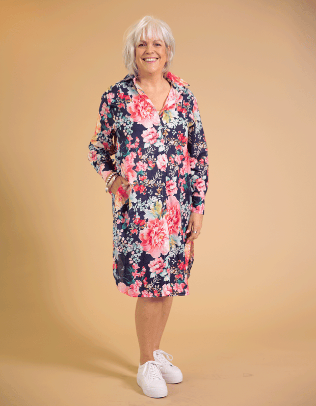 Giovanna Soft-Washed Cotton Tunic Dress
