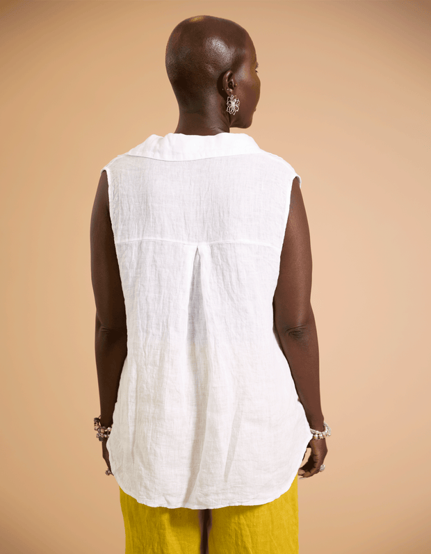 Vivia Linen Top