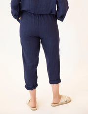 Celia Linen Cropped Pant