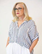 Teria Linen Shirt Dress