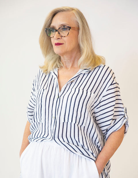 Teria Linen Shirt Dress