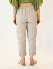 Celia Linen Cropped Pant