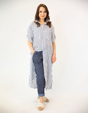 Teria Linen Shirt Dress