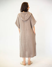 Terza Hooded Linen Dress