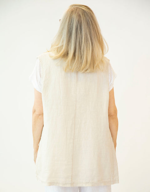Mina Linen Vest