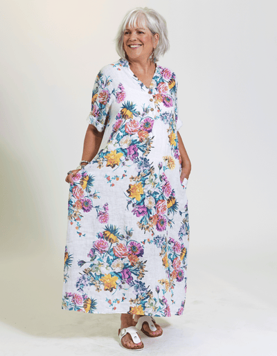 Rella Linen Dress