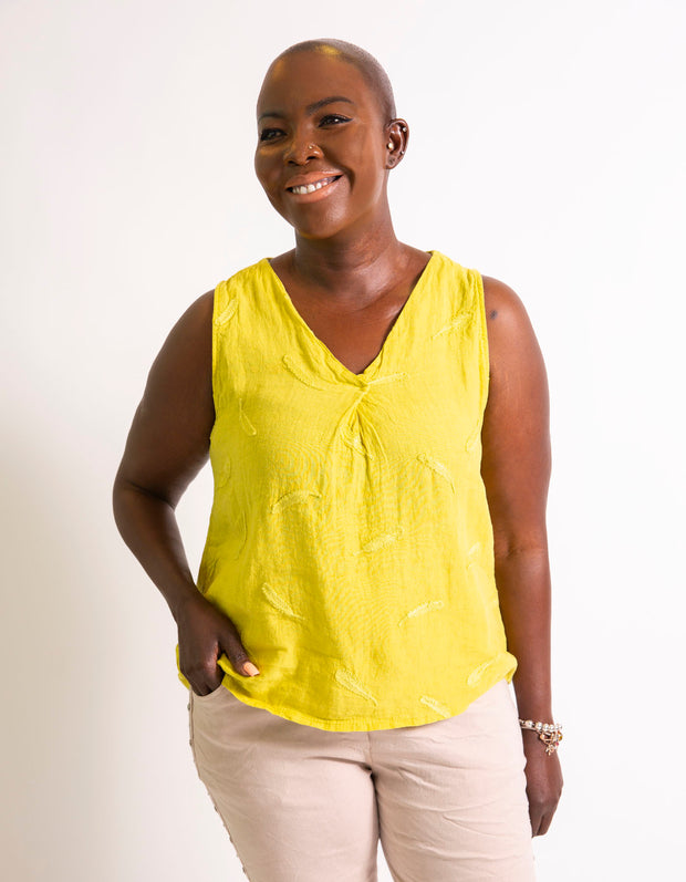 Cailyn Linen Blend Top
