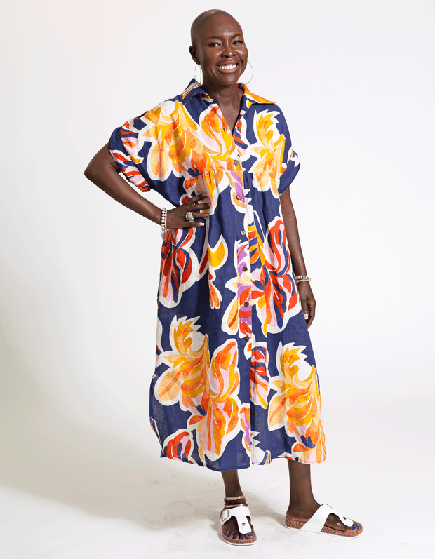 Valentina Linen Dress