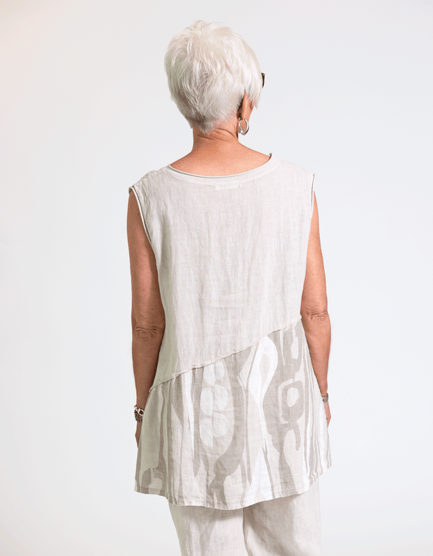 Vedette Linen Top