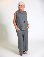 Gabriella Linen Bottoms