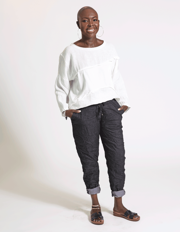 Marzia Linen Top