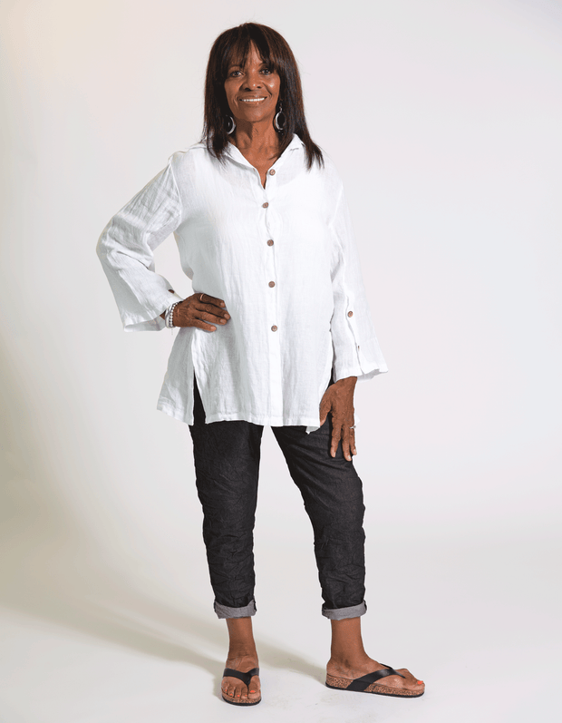 Bionda Linen Tunic