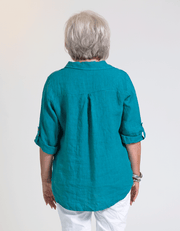 Elara Linen Top