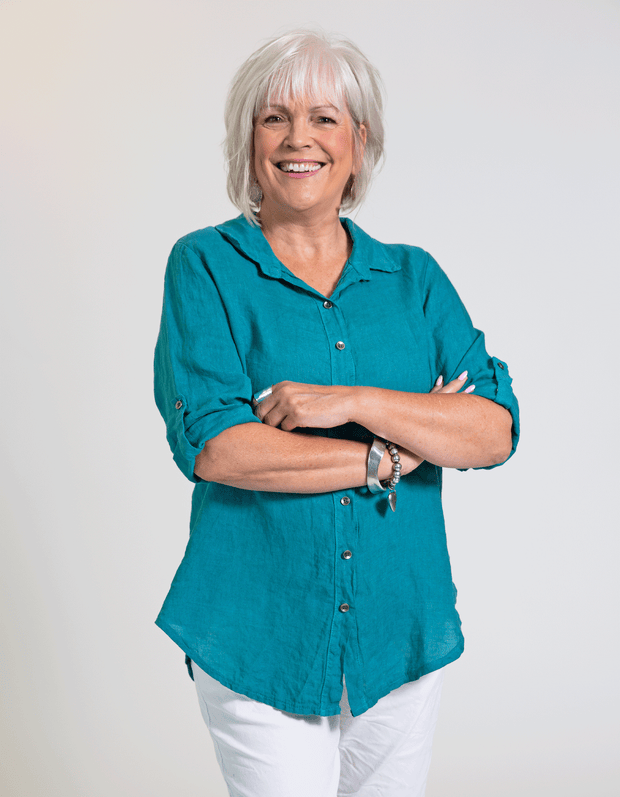 Elara Linen Top