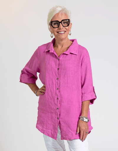 Elara Linen Top