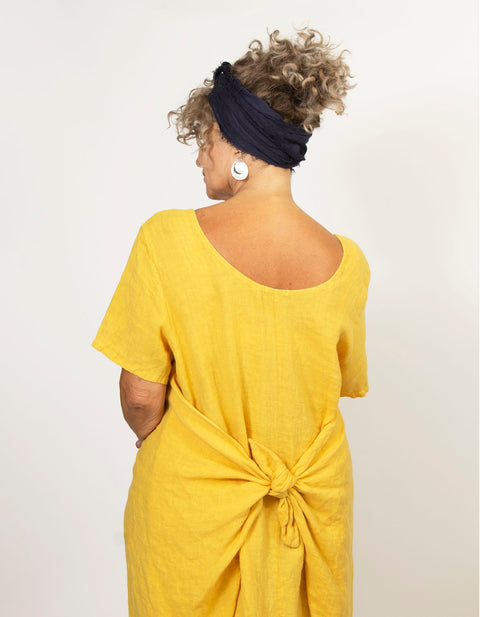 Aria Linen Dress