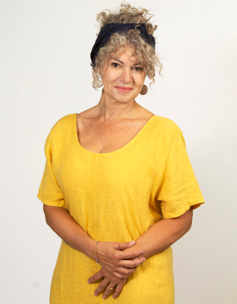 Aria Linen Dress