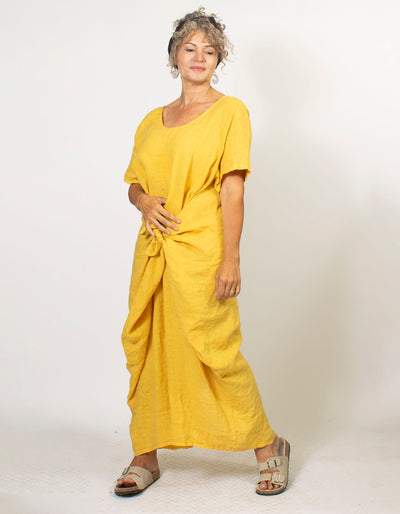 Aria Linen Dress