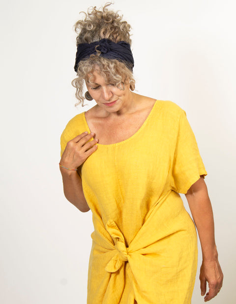 Aria Linen Dress