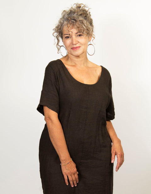 Aria Linen Dress