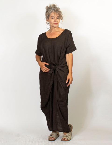 Aria Linen Dress