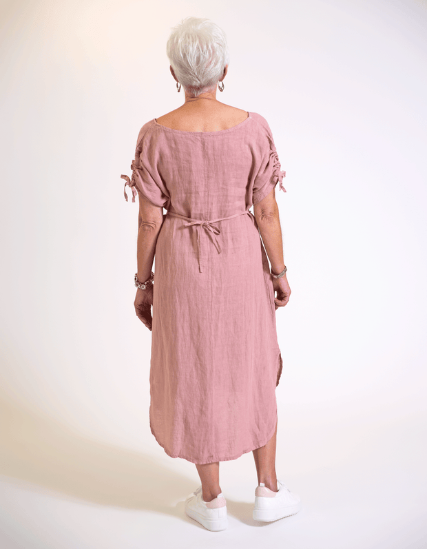 Simona Linen Dress