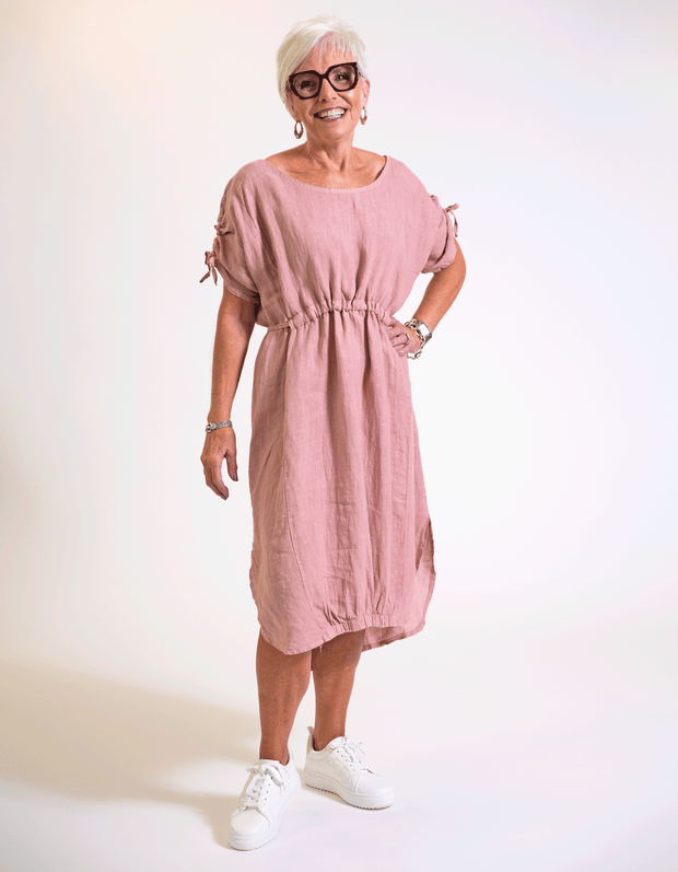 Simona Linen Dress