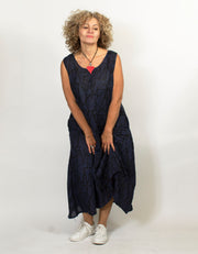 Clarice Sleeveless Linen Dress