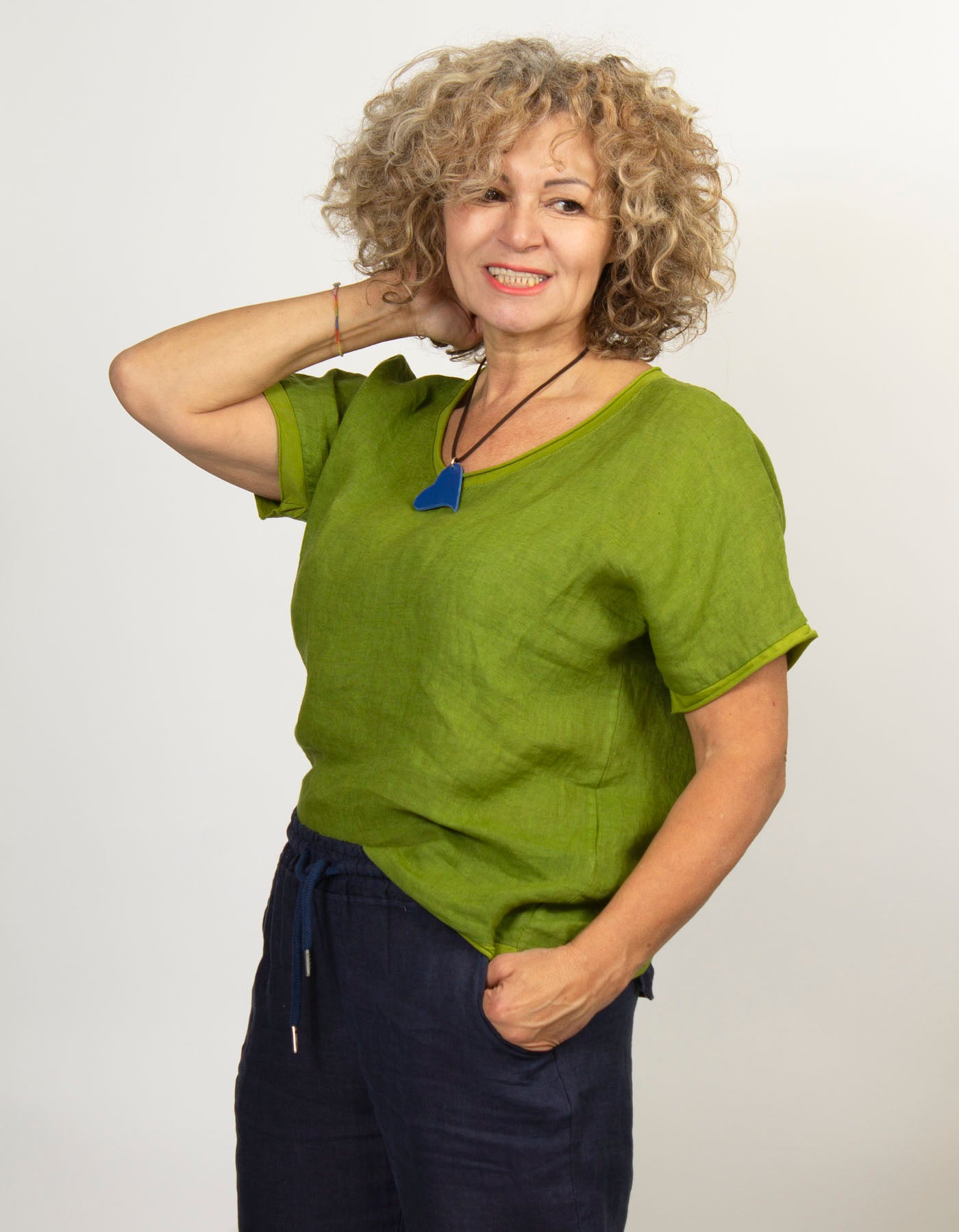 Abrianna Linen Top