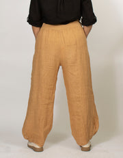 Eleanor Wide Leg Linen Pant