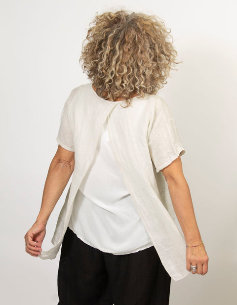 Benette Linen Top