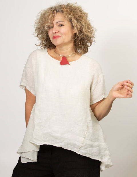 Benette Linen Top