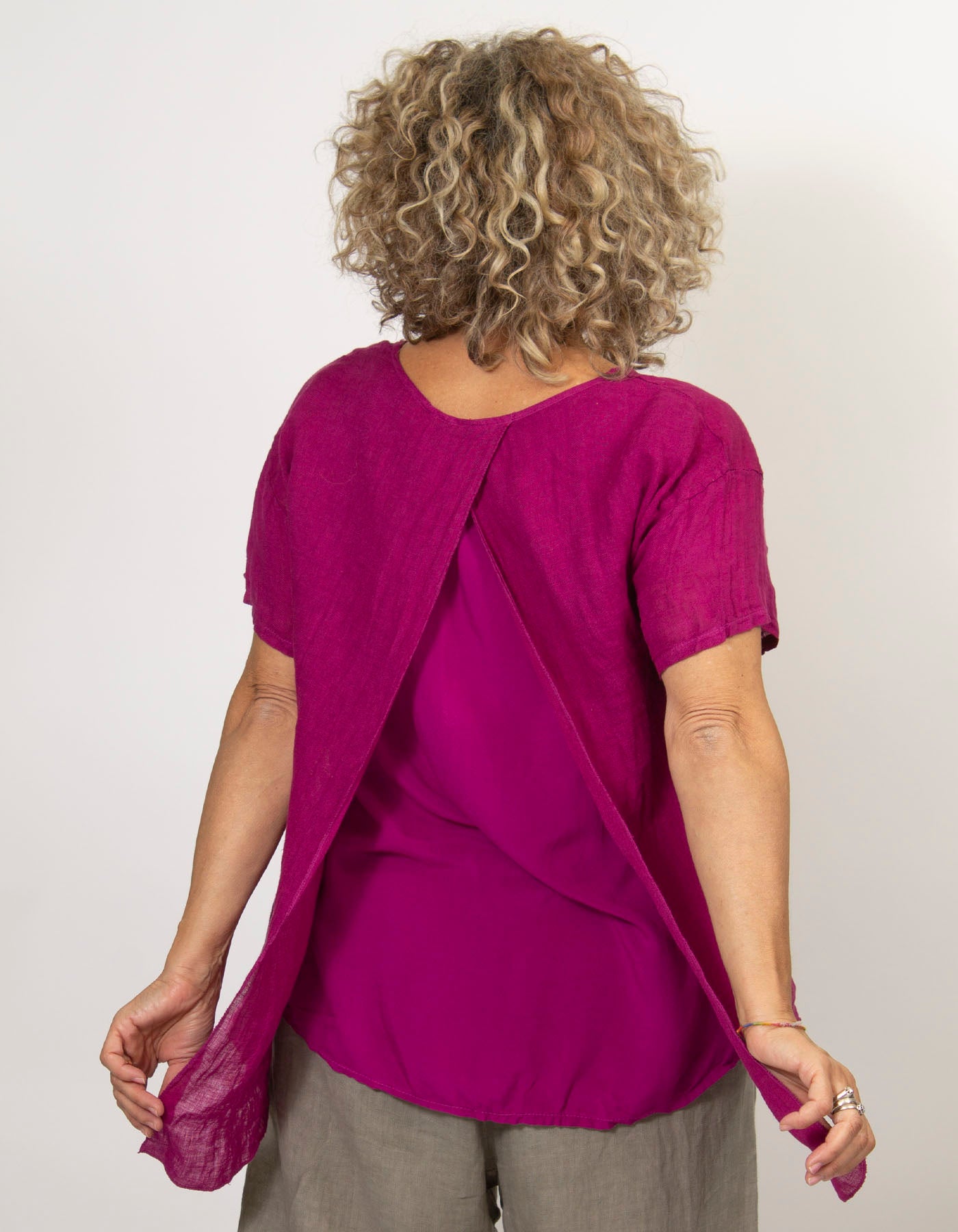 Benette Linen Top