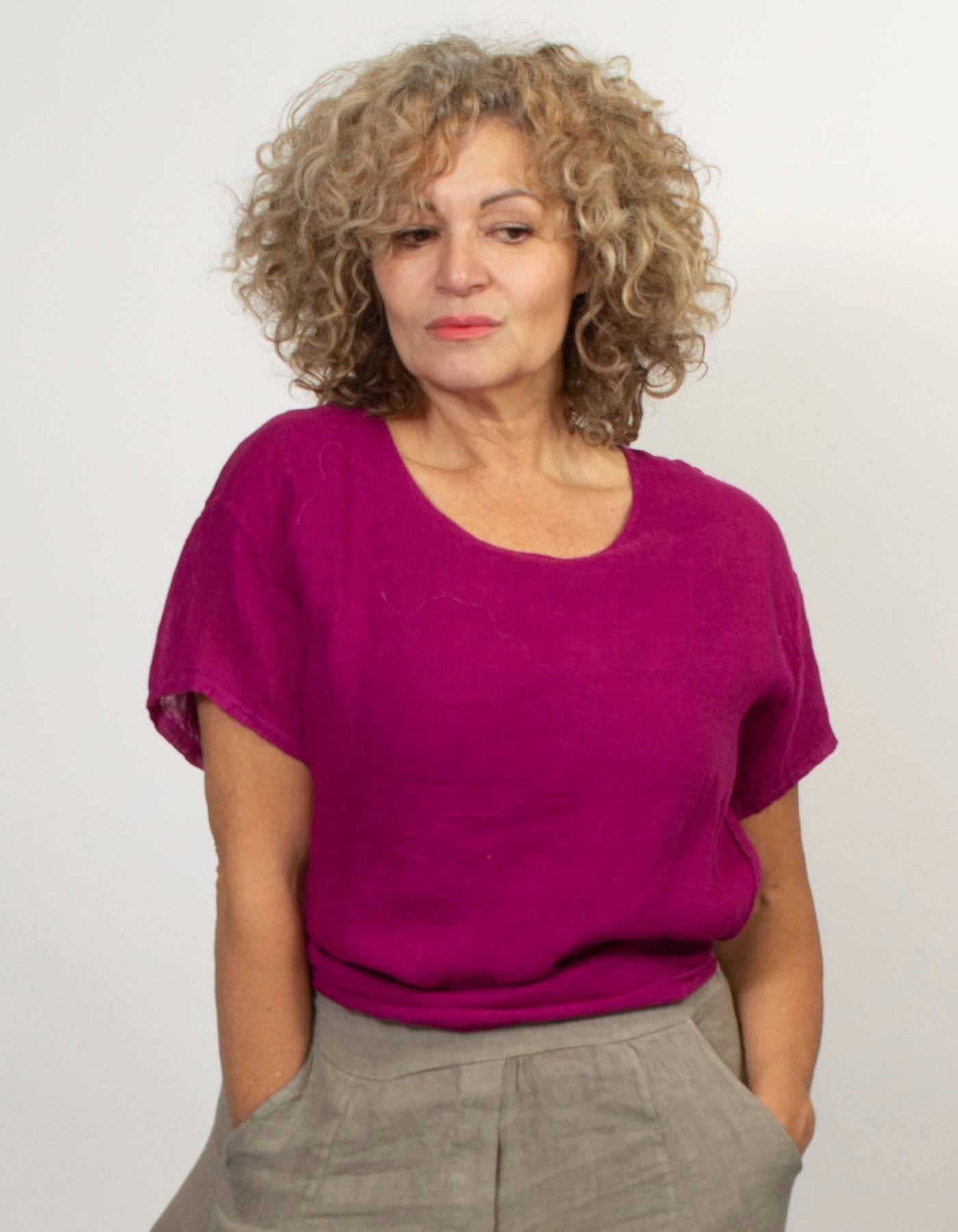 Benette Linen Top