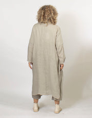 Suzielle Linen Long Open Robe